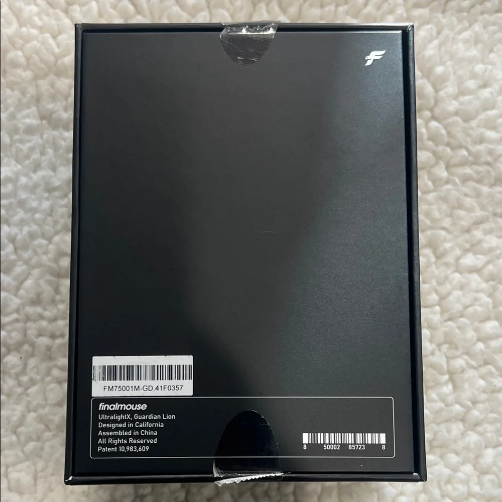 Finalmouse ultralightx Black Gaming Mouse